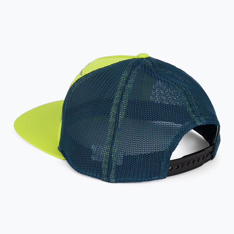 Cappello La Sportiva Trucker Stripe Evo lime punch/blu tempesta 3
