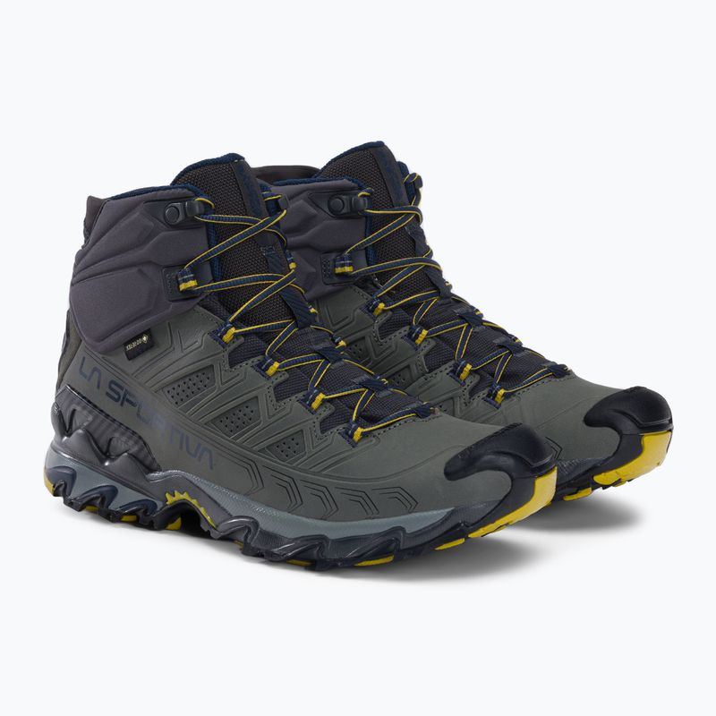Scarponi da trekking da uomo La Sportiva Ultra Raptor II Mid Leather GTX argilla/blu notte 4