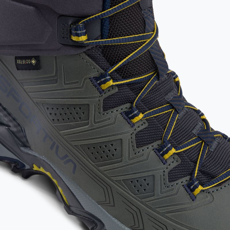Scarponi da trekking da uomo La Sportiva Ultra Raptor II Mid Leather GTX argilla/blu notte 8