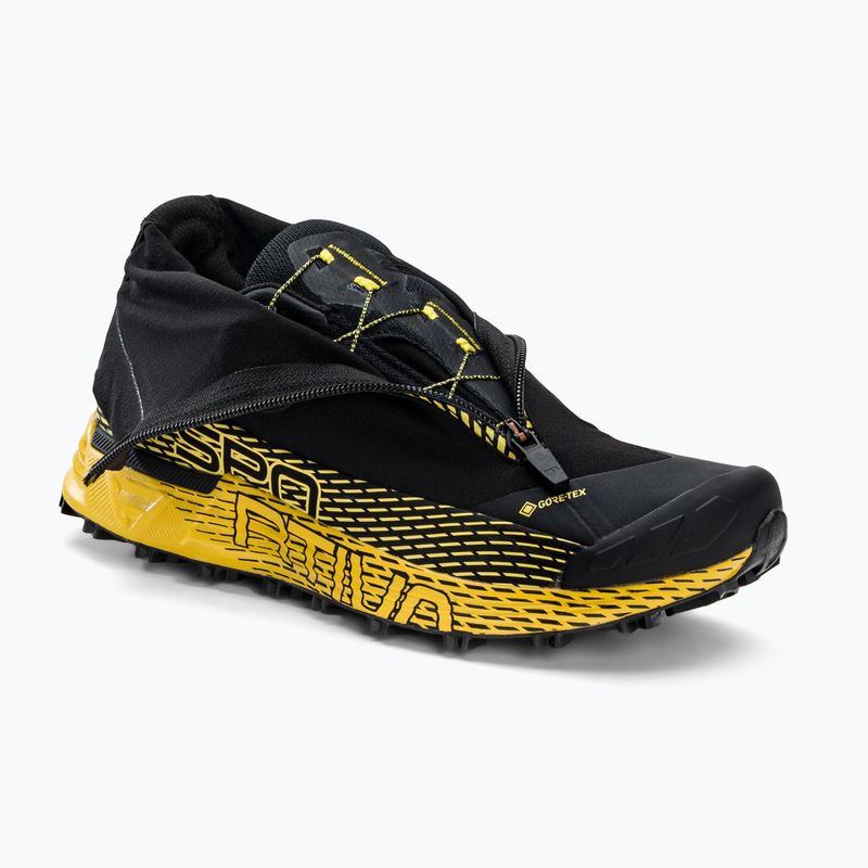 Scarpa da corsa La Sportiva Cyclone Cross GTX da uomo nero/giallo 7
