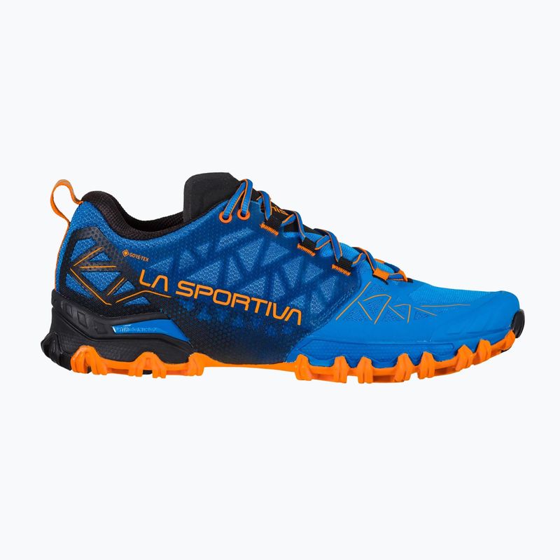 Scarpe da corsa La Sportiva Bushido II Gtx blu elettrico/tigre uomo 12