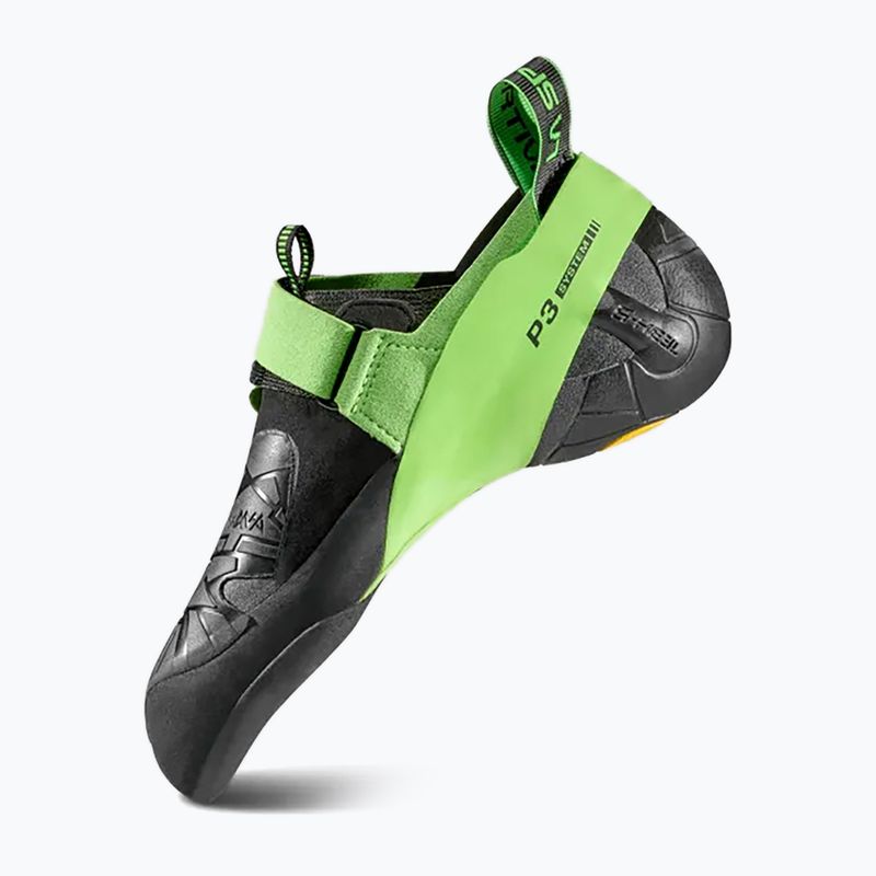 Scarpa da arrampicata La Sportiva Skwama Vegan nero/verde flash da uomo 9