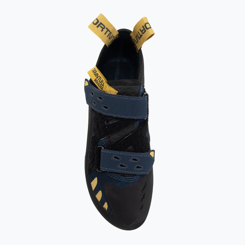 Scarpette da arrampicata uomo La Sportiva Tarantula Boulder night blue/moss 5
