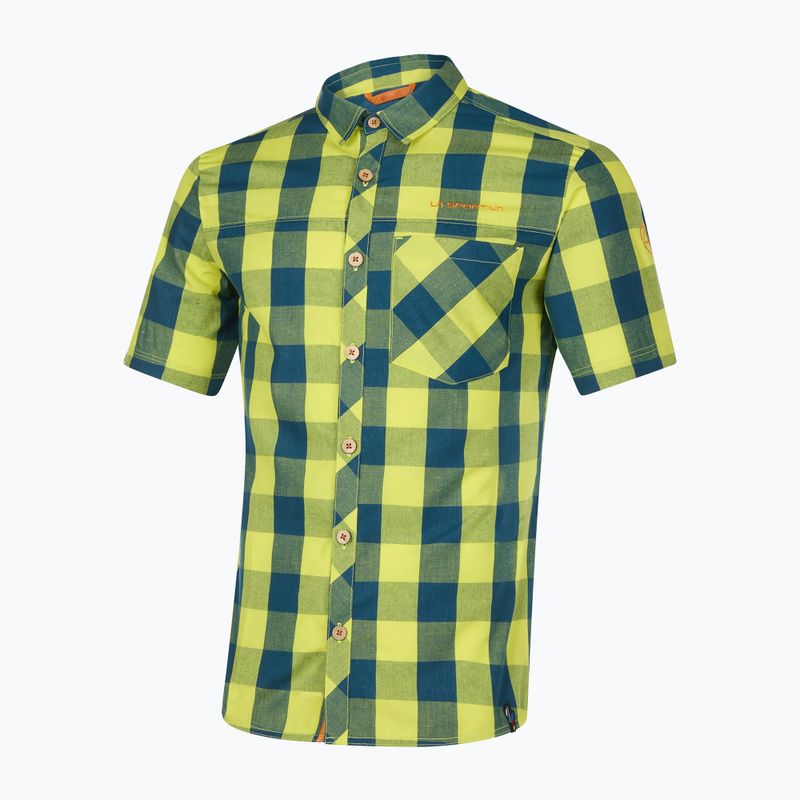 La Sportiva camicia da uomo Nomad lime punch/hawaiian sun