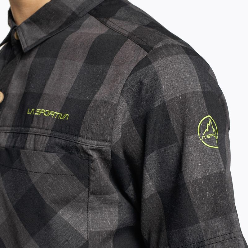 Camicia Nomad carbon/lime punch da uomo La Sportiva 3