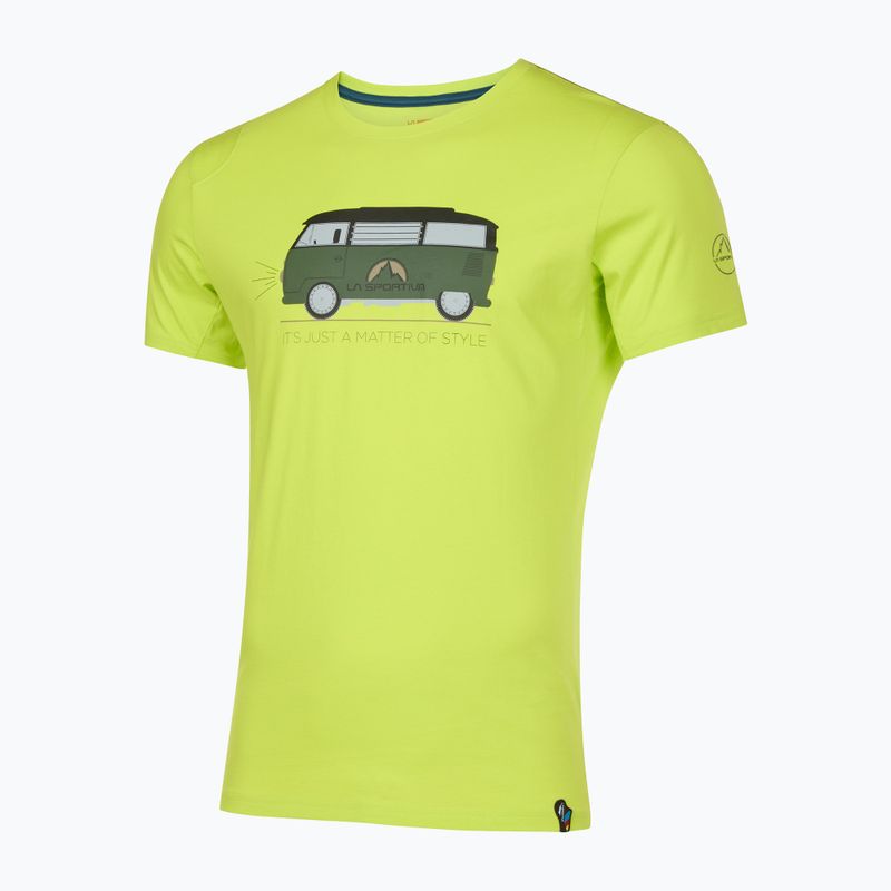 Camicia da arrampicata La Sportiva Van lime punch da uomo 5