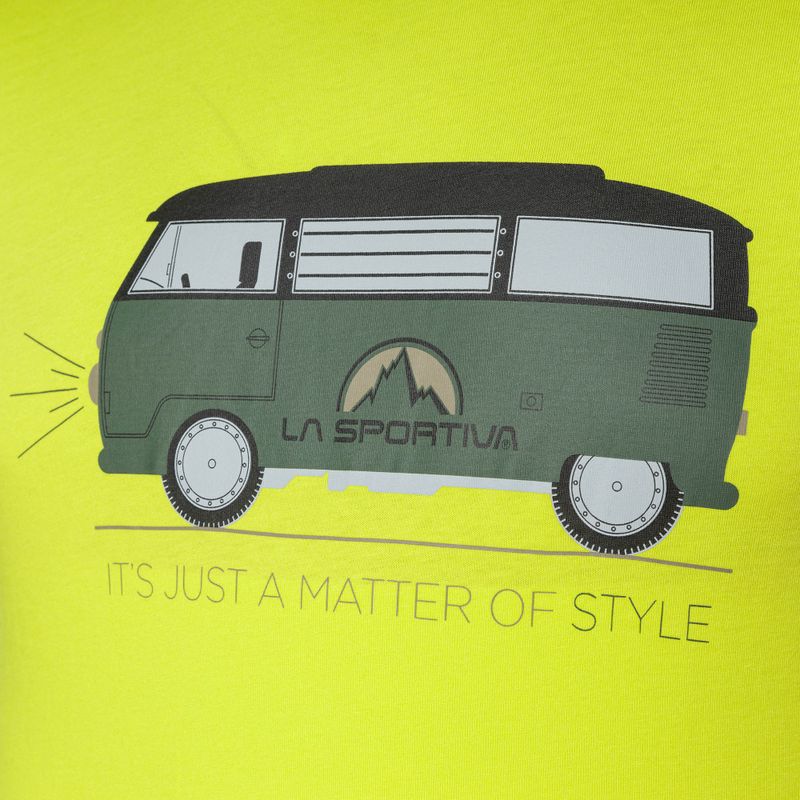 Camicia da arrampicata La Sportiva Van lime punch da uomo 3