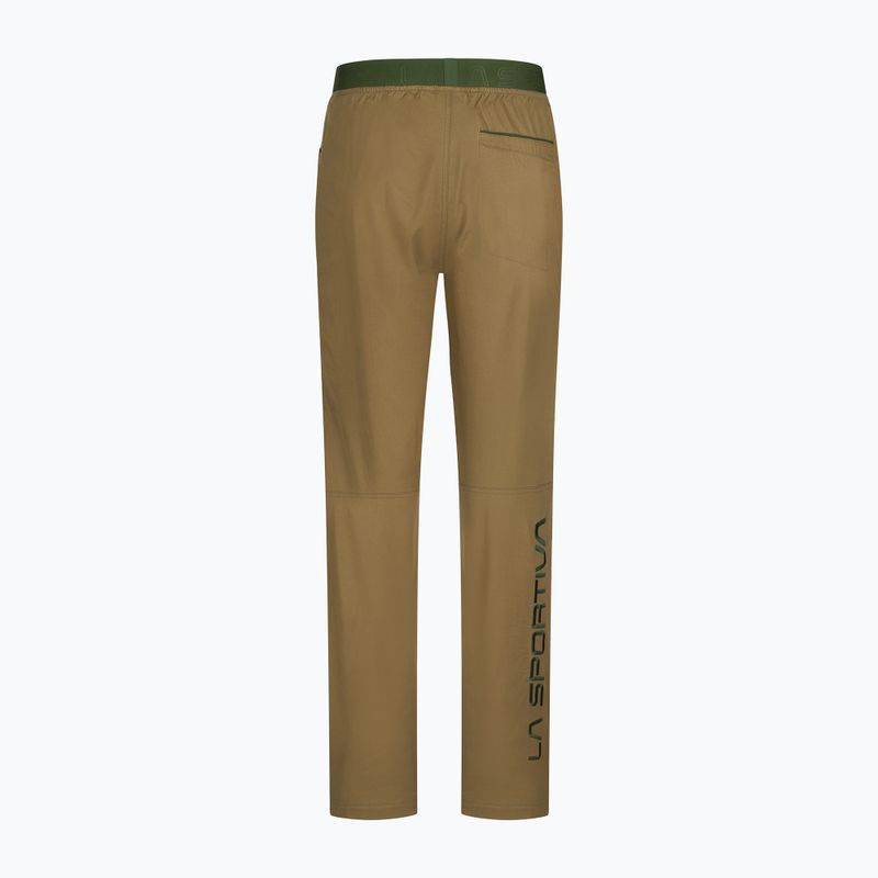 Pantaloni da arrampicata La Sportiva Roots turtle/forest da uomo 6
