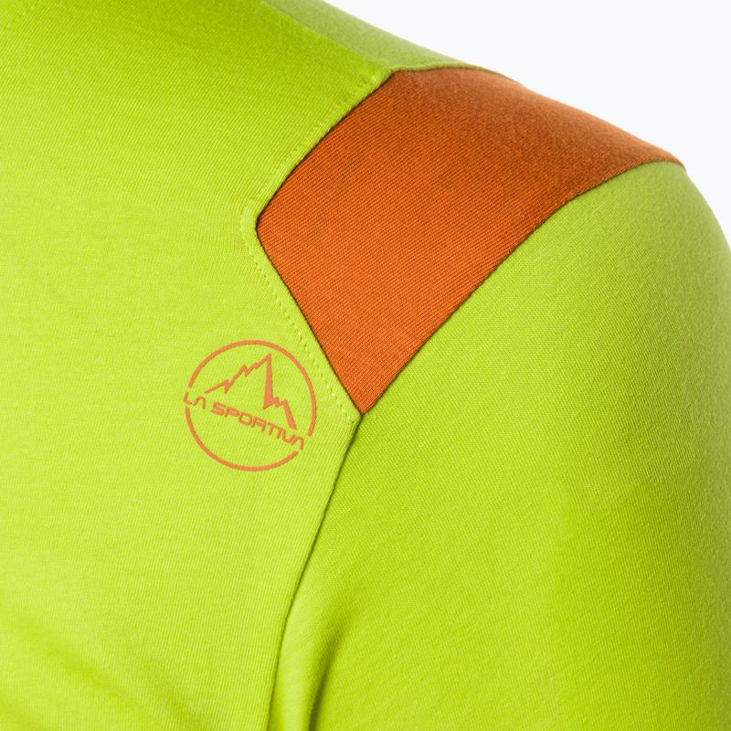 Camicia da arrampicata La Sportiva da uomo Float blu tempesta/lime punch 3