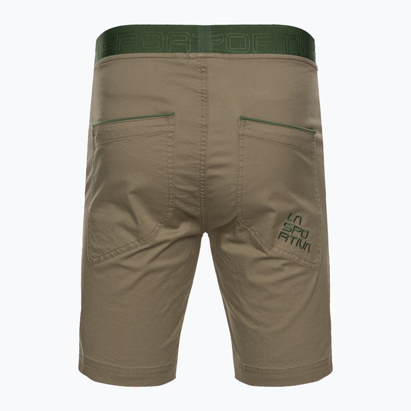 Pantaloncini da arrampicata La Sportiva Esquirol uomo tartaruga/foresta 2