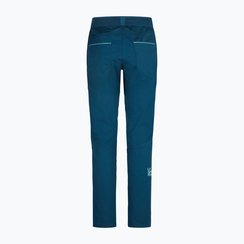 Pantaloni da arrampicata La Sportiva da donna Itaca blu tempesta/iceberg 2