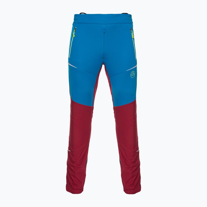 Pantaloni trekking La Sportiva da uomo Ikarus sangria/blu elettrico 5