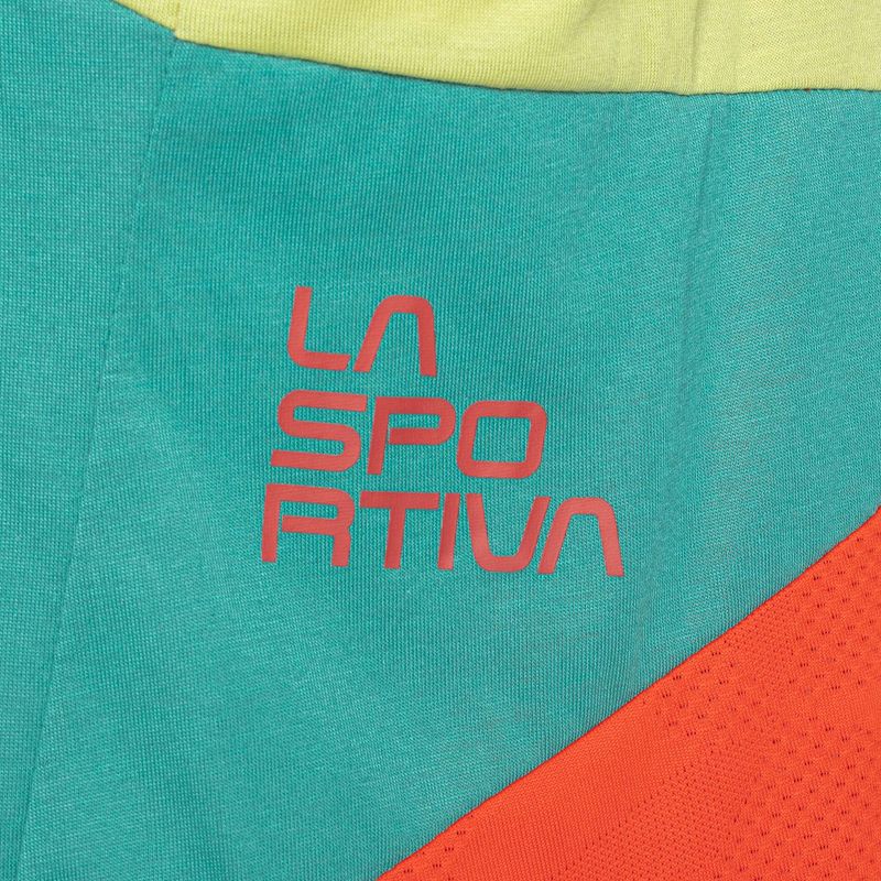 Maglietta da arrampicata La Sportiva Charm Tank donna pomodoro ciliegia/laguna 4