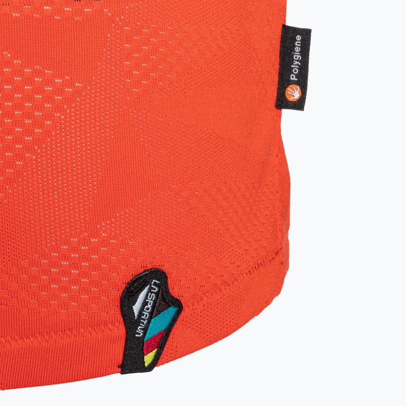 Maglietta da arrampicata La Sportiva Charm Tank donna pomodoro ciliegia/laguna 5