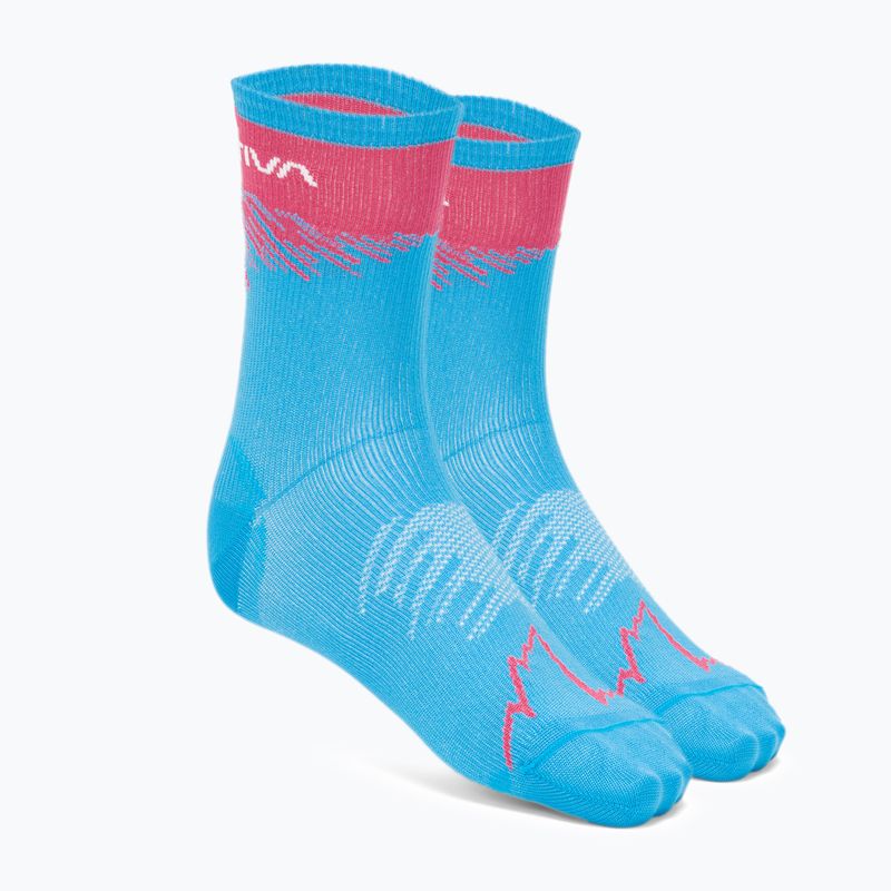 Calze da corsa La Sportiva Sky blu malibu/ibisco
