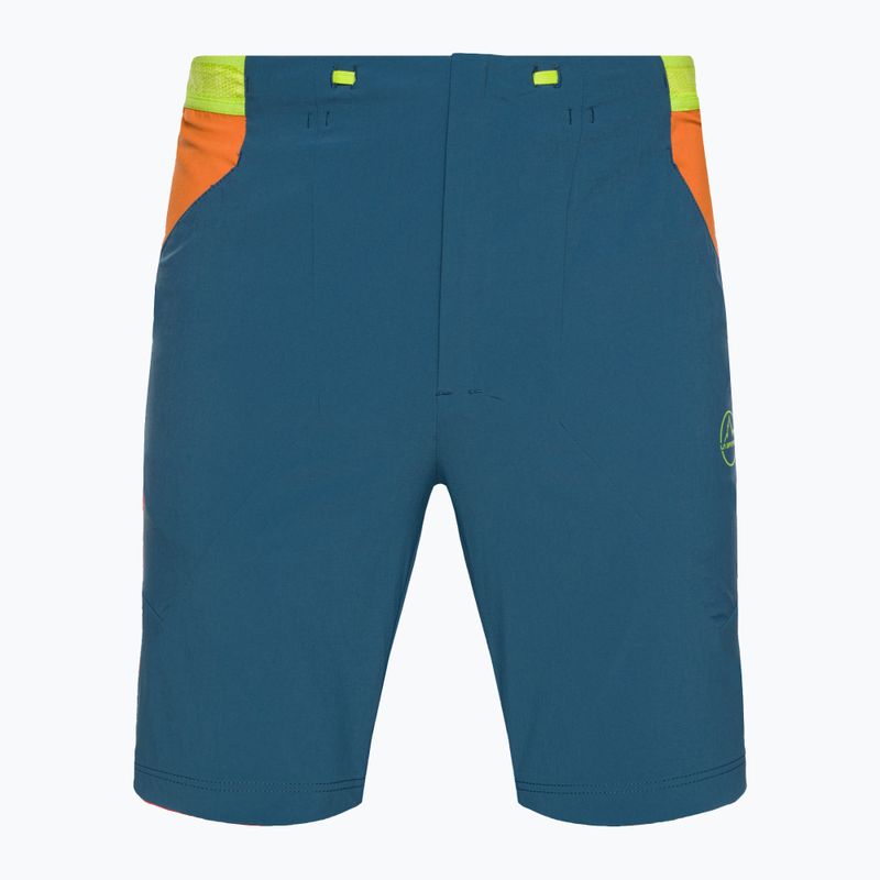 Pantaloncini da trekking da uomo La Sportiva Guard storm blue/hawaiian sun