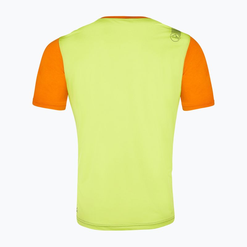 Maglia da corsa La Sportiva Tracer uomo blu tempesta/lime punch 6