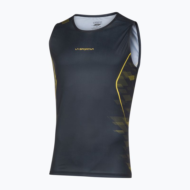 Canotta La Sportiva Pacer da uomo nero/giallo
