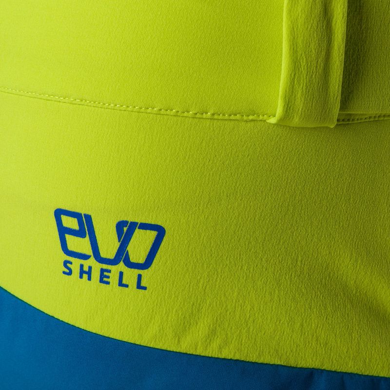 Pantaloni da uomo La Sportiva Crizzle EVO Shell membrana sangria/blu elettrico 4