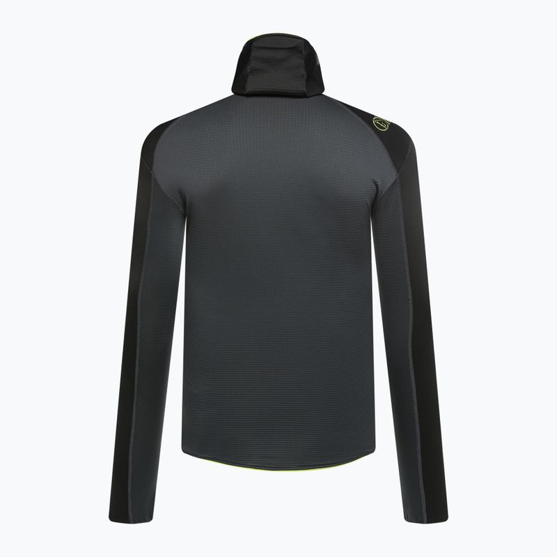 Felpa trekking da uomo La Sportiva Upendo Hoody carbon/lime punch 2