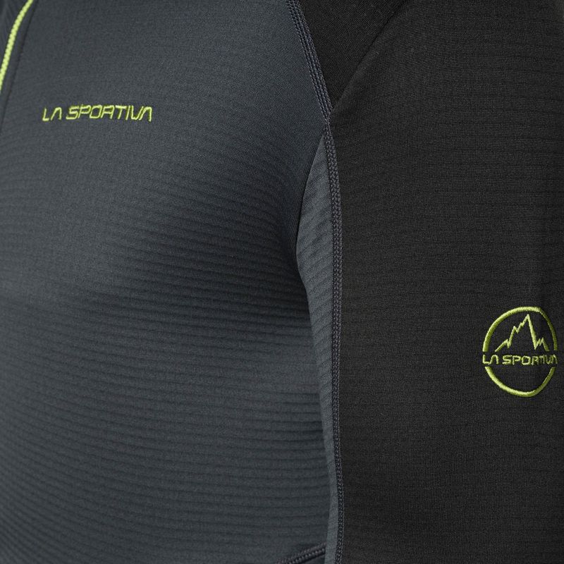 Felpa trekking da uomo La Sportiva Upendo Hoody carbon/lime punch 4