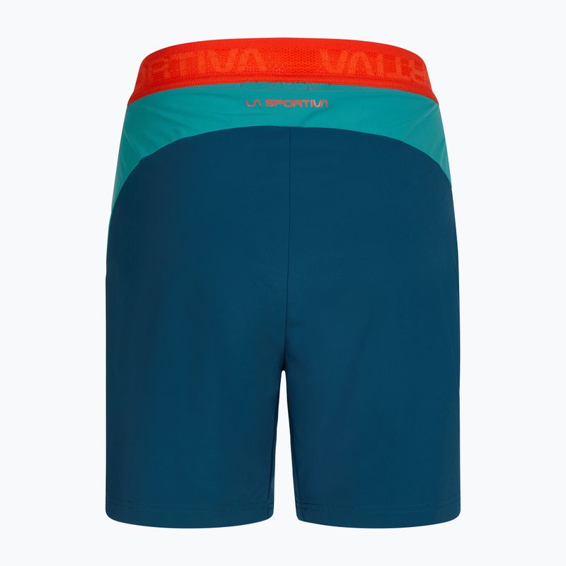 Pantaloncini da trekking La Sportiva Guard donna blu tempesta/lagoon 2