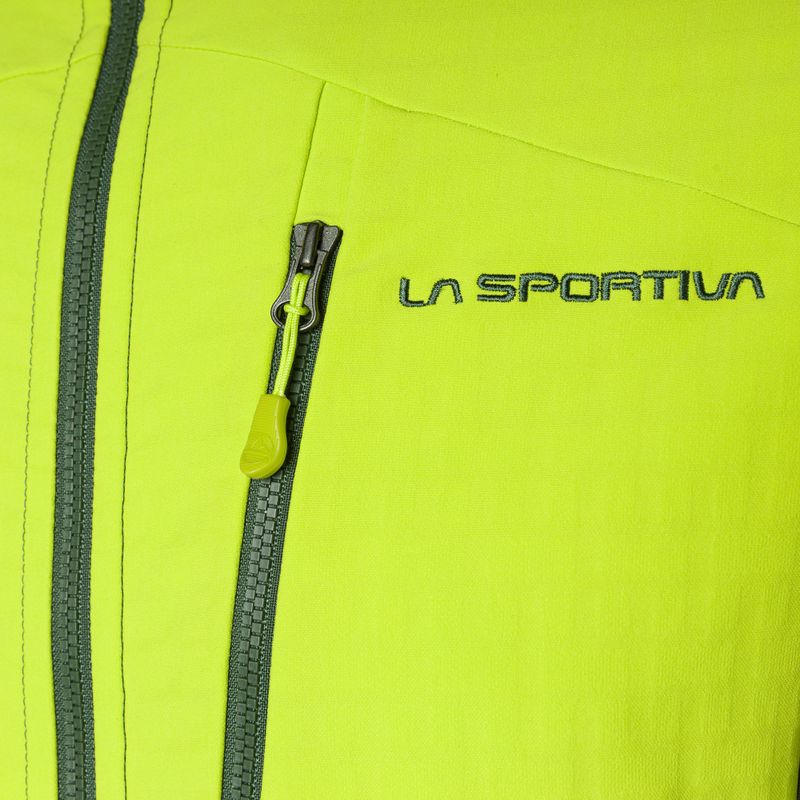 Felpa trekking da uomo La Sportiva Session Tech Hoody forest/lime punch 8