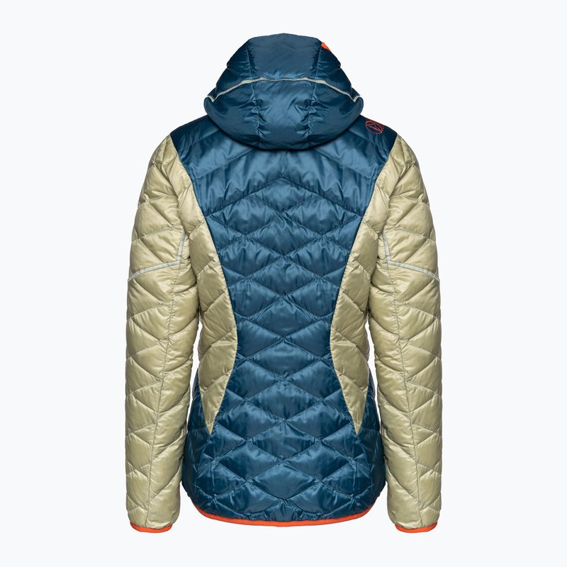 Piumino La Sportiva donna Pinnacle Down blu tempesta/tea 2