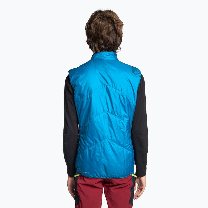 Gilet trekking senza maniche Ascent Primaloft da uomo La Sportiva blu elettrico/blu tempesta 2