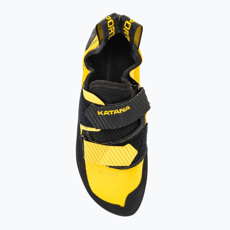 Scarpa da arrampicata La Sportiva Katana gialla 6