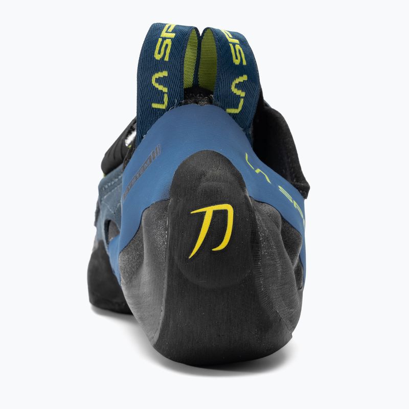 Scarpa da arrampicata La Sportiva Katana blu elettrico/lime punch da uomo 7