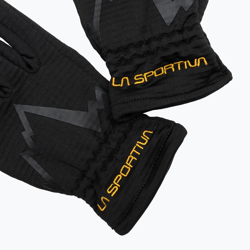 Guanti da trekking La Sportiva Stretch nero/giallo 4