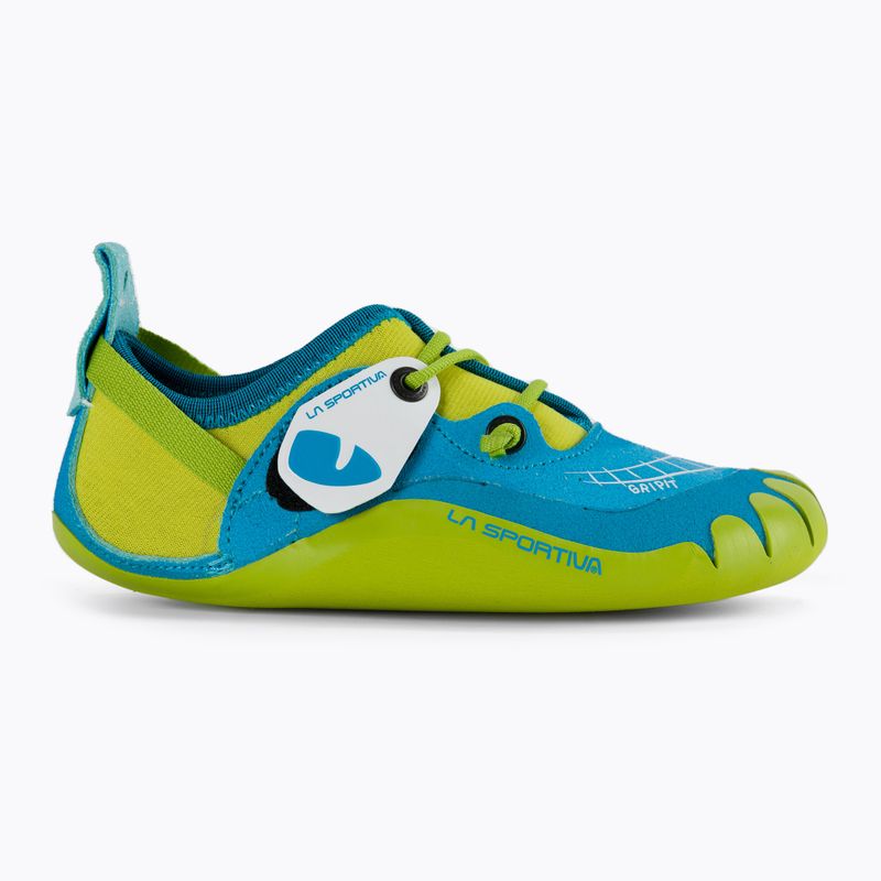 Scarpa da arrampicata La Sportiva per bambini Gripit blu zolfo 2