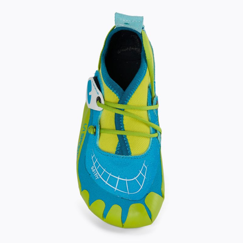 Scarpa da arrampicata La Sportiva per bambini Gripit blu zolfo 6