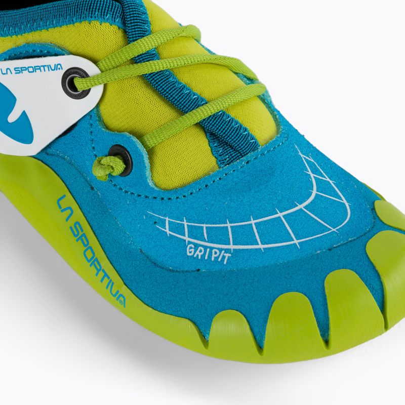 Scarpa da arrampicata La Sportiva per bambini Gripit blu zolfo 7