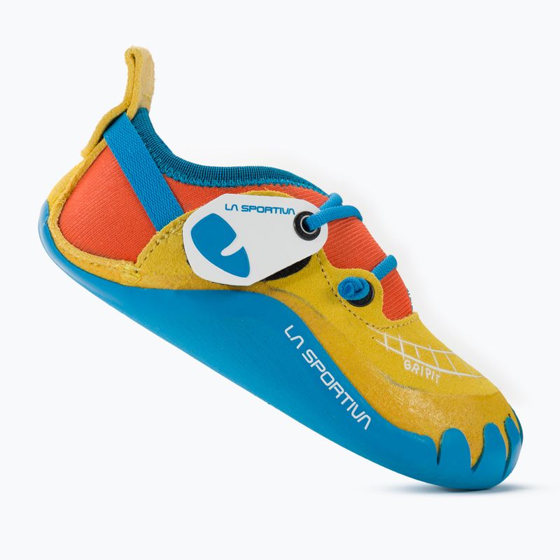 Scarpa da arrampicata La Sportiva per bambini Gripit giallo/fiamma 2