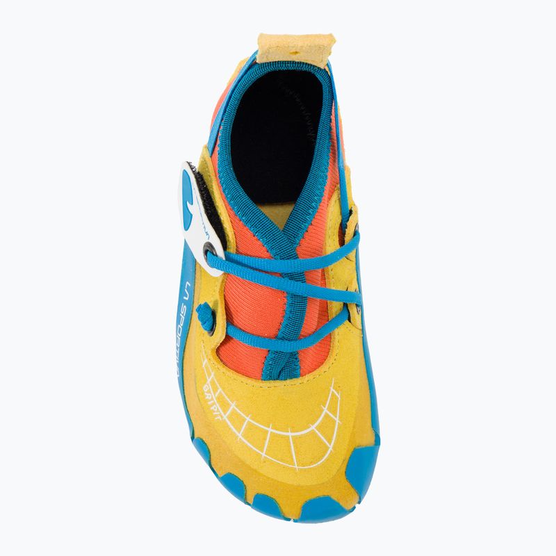 Scarpa da arrampicata La Sportiva per bambini Gripit giallo/fiamma 6