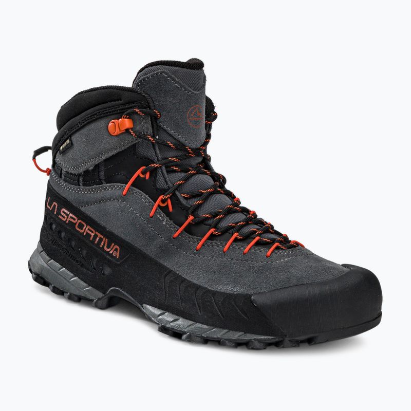 Scarponi da trekking da uomo La Sportiva TX4 Mid GTX carbonio/fiamma