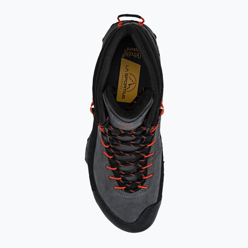 Scarponi da trekking da uomo La Sportiva TX4 Mid GTX carbonio/fiamma 6