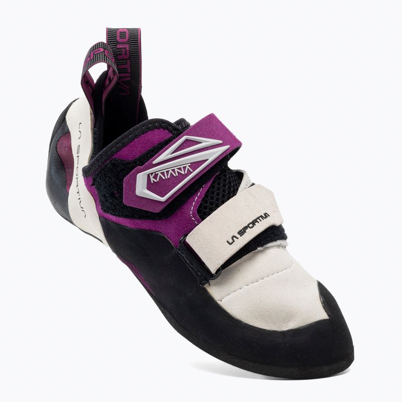 Scarpa da arrampicata La Sportiva Katana donna bianco/viola