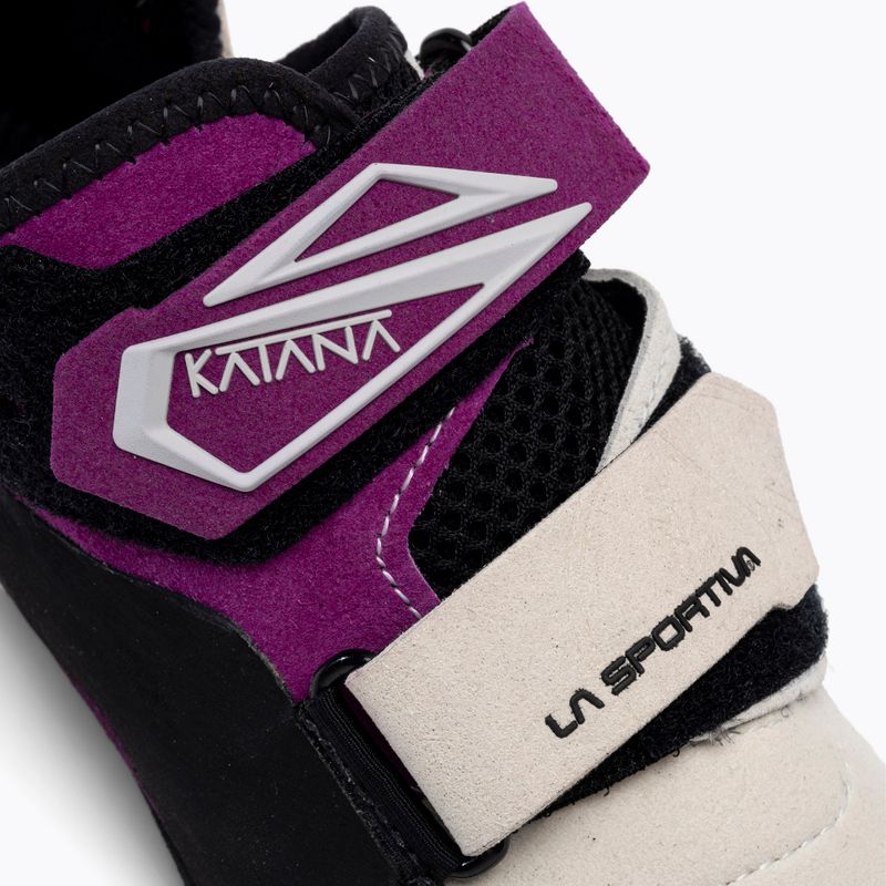 Scarpa da arrampicata La Sportiva Katana donna bianco/viola 7