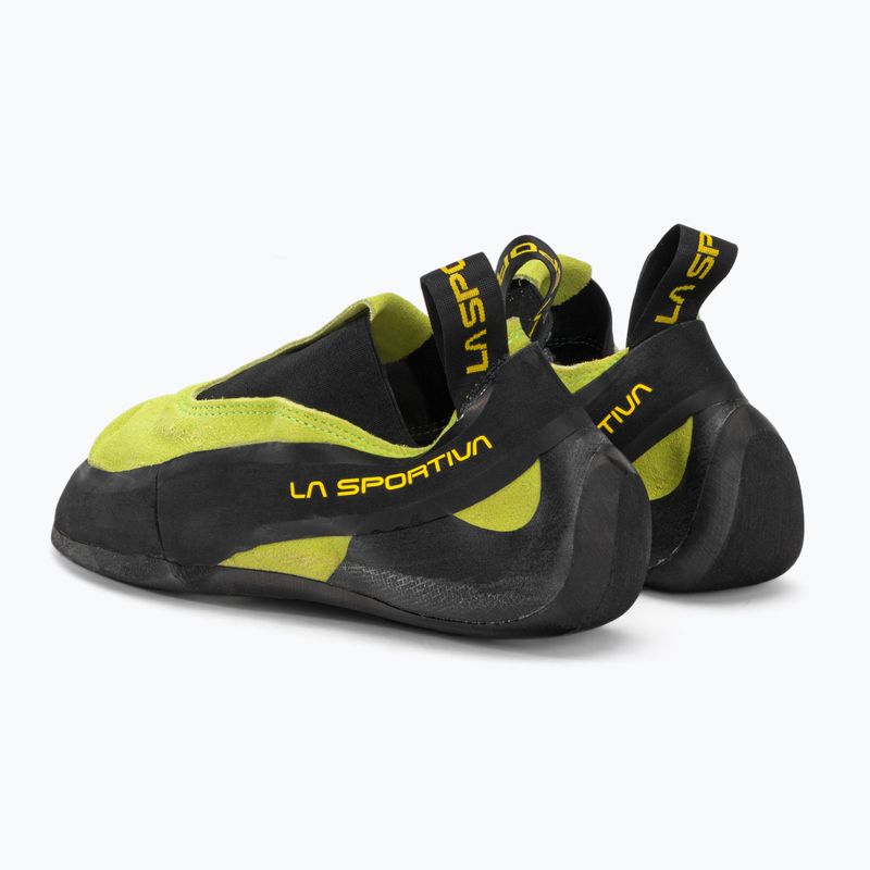 Scarpa da arrampicata La Sportiva Cobra verde mela 3