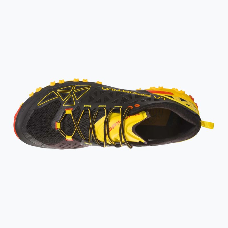 Scarpa da corsa La Sportiva Bushido II uomo nero/giallo 16