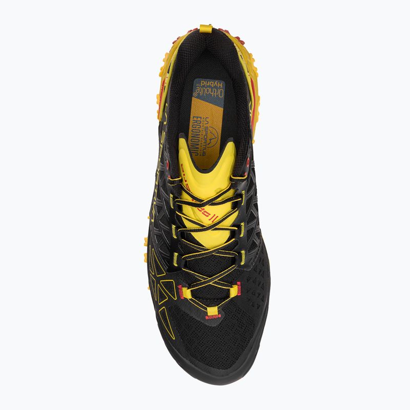 Scarpa da corsa La Sportiva Bushido II uomo nero/giallo 6