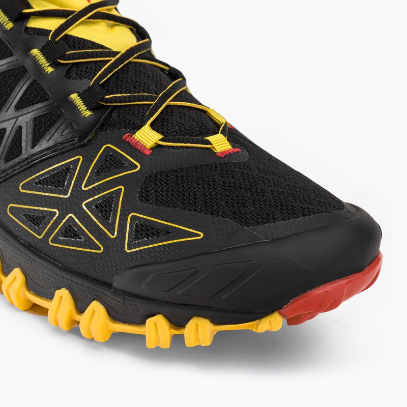 Scarpa da corsa La Sportiva Bushido II uomo nero/giallo 7