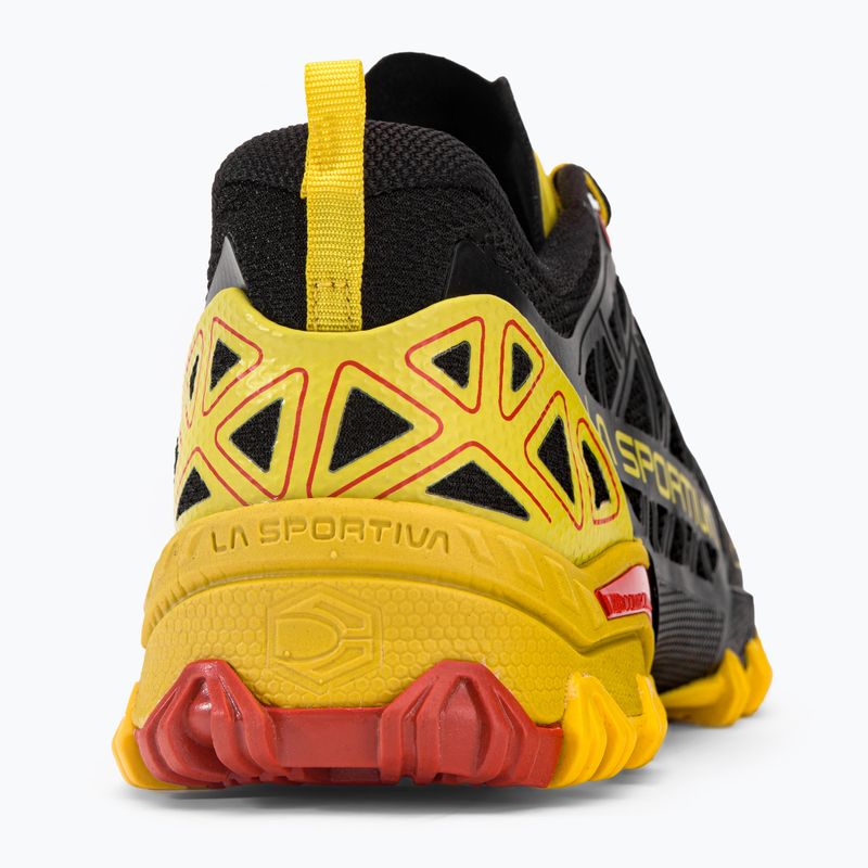 Scarpa da corsa La Sportiva Bushido II uomo nero/giallo 8
