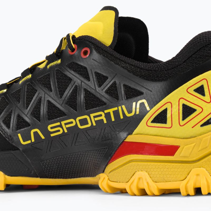 Scarpa da corsa La Sportiva Bushido II uomo nero/giallo 10