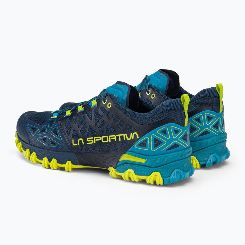 La Sportiva Bushido II scarpa da corsa da uomo opale/verde mela 3