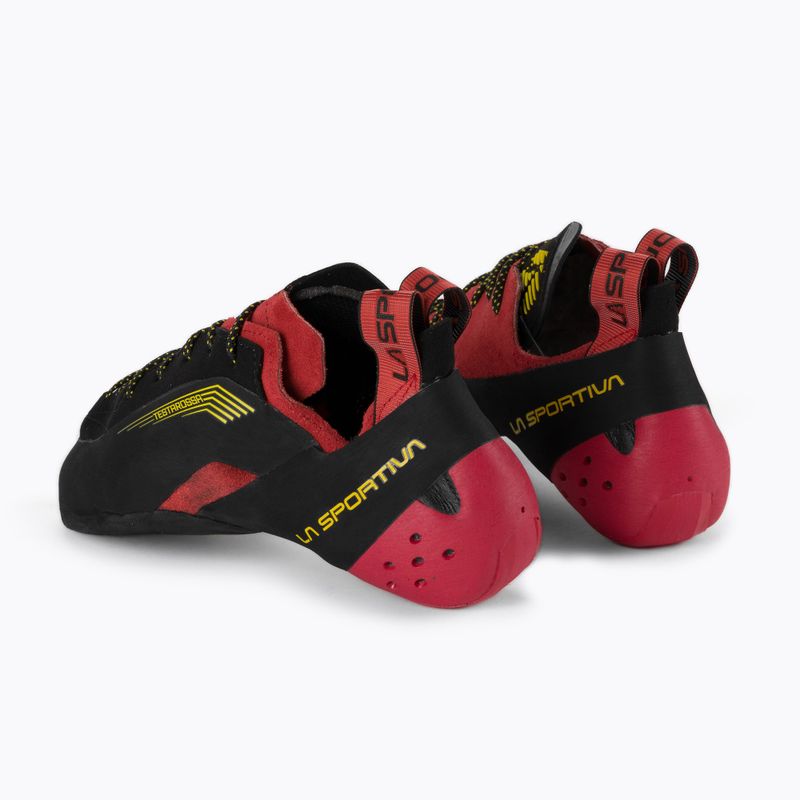 Scarpa da arrampicata La Sportiva Testarossa rosso/nero da uomo 3