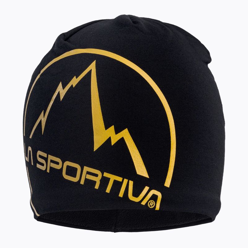 La Sportiva Circle Beanie berretto invernale nero/giallo 2